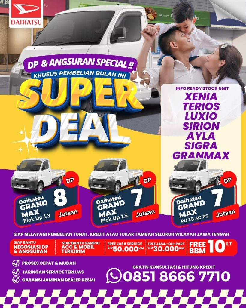 PROMO DAIHATSU ZIRANG
